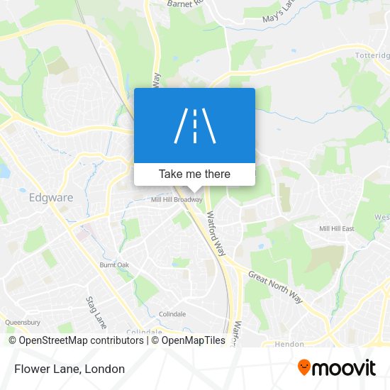Flower Lane map