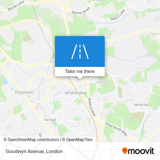 Goodwyn Avenue map