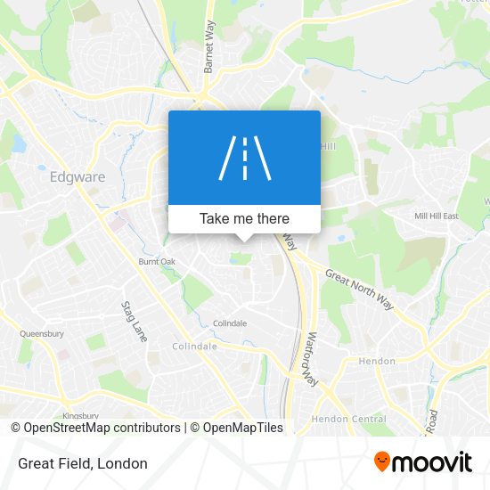 Great Field map
