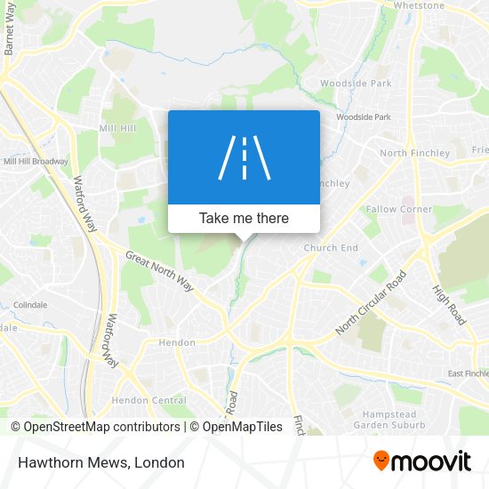 Hawthorn Mews map