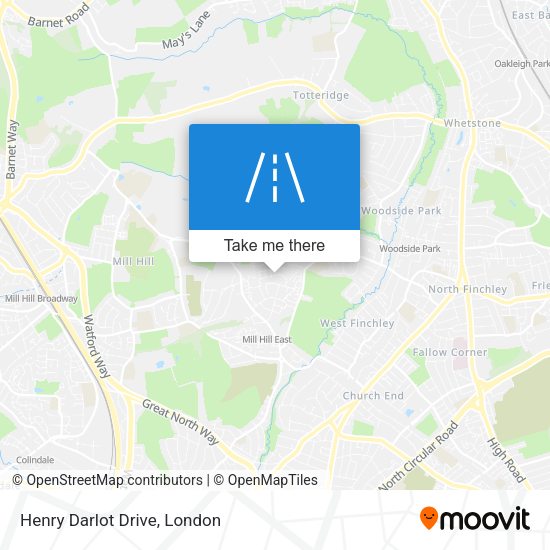 Henry Darlot Drive map