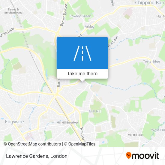 Lawrence Gardens map