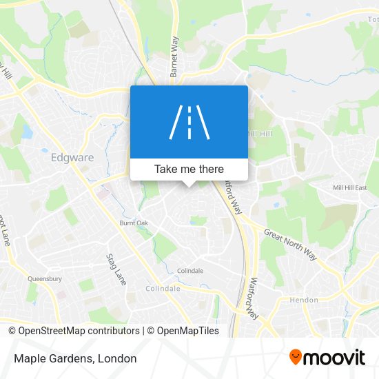 Maple Gardens map