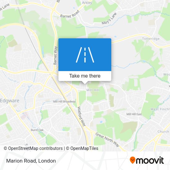 Marion Road map