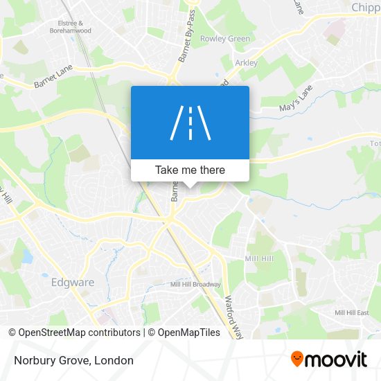 Norbury Grove map
