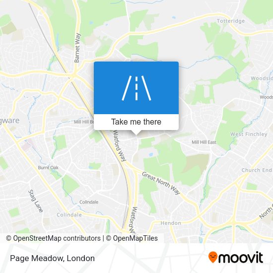 Page Meadow map