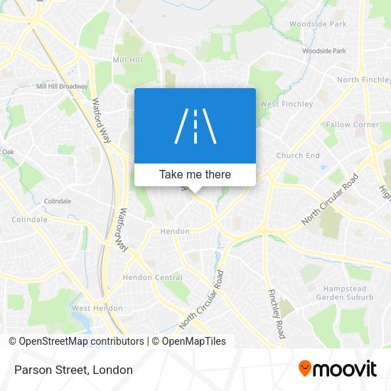 Parson Street map