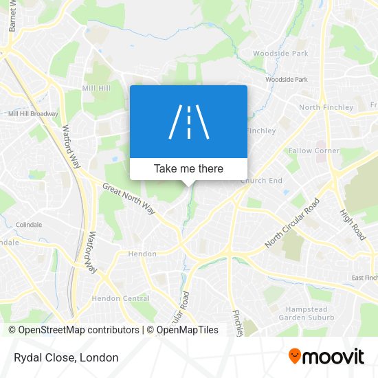 Rydal Close map