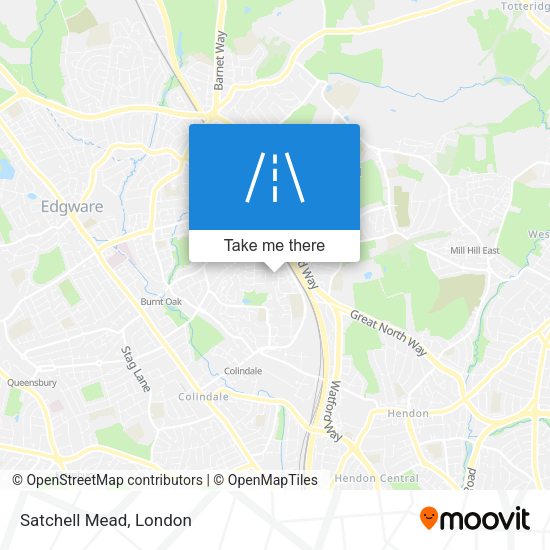 Satchell Mead map