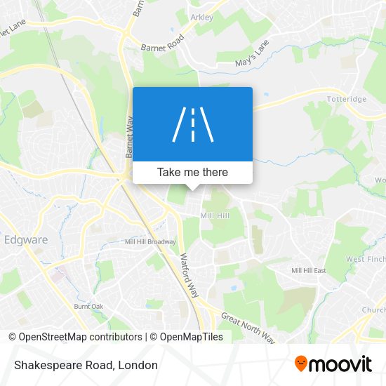 Shakespeare Road map