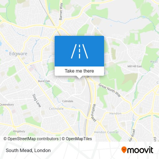 South Mead map