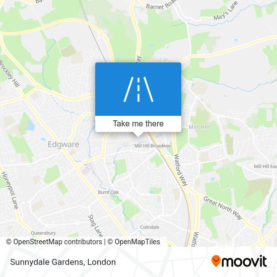 Sunnydale Gardens map