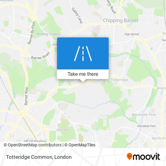 How to get to Totteridge Common, Mill Hill by Bus, Tube or Train?