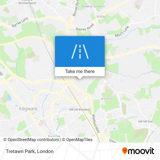 Tretawn Park map