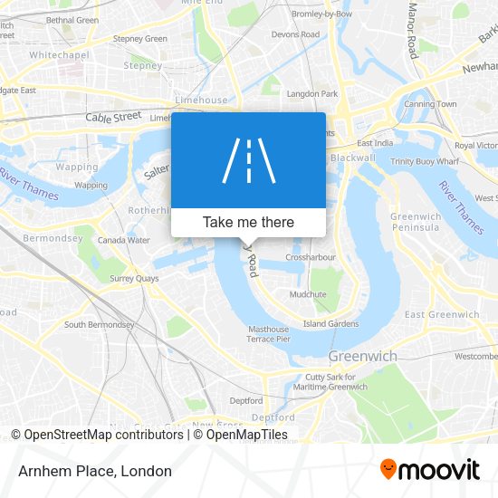 Arnhem Place map
