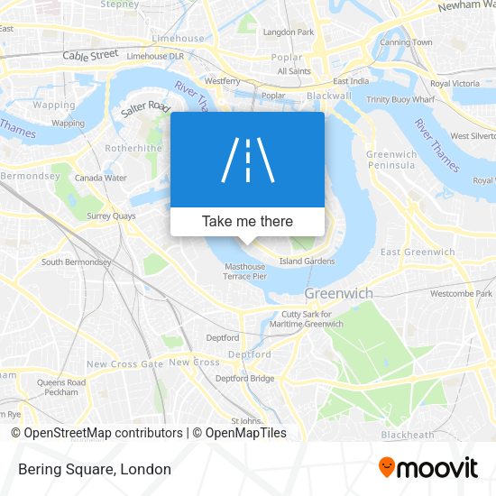 Bering Square map