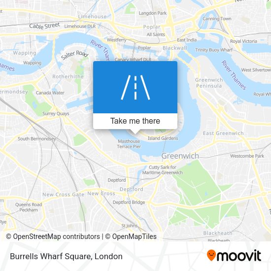 Burrells Wharf Square map