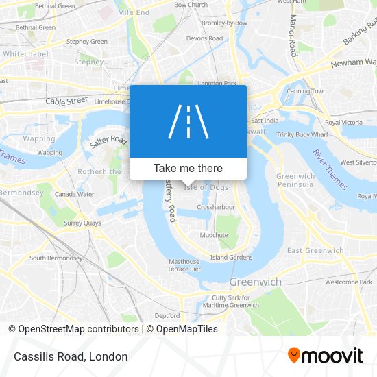 Cassilis Road map