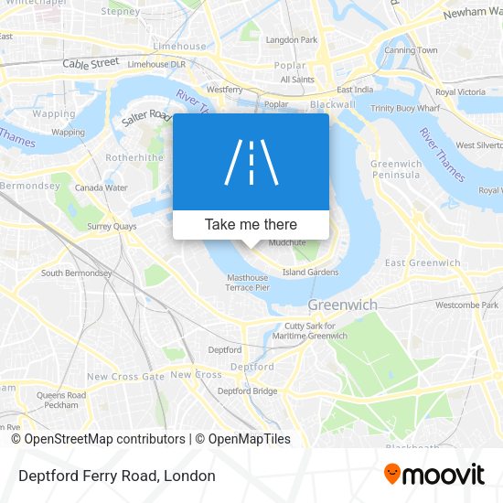 Deptford Ferry Road map
