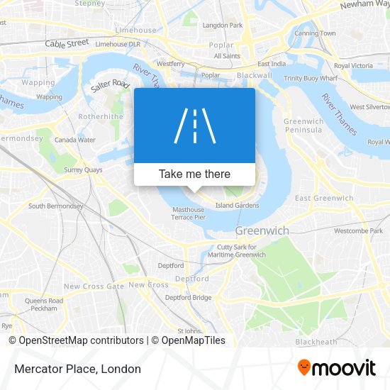Mercator Place map