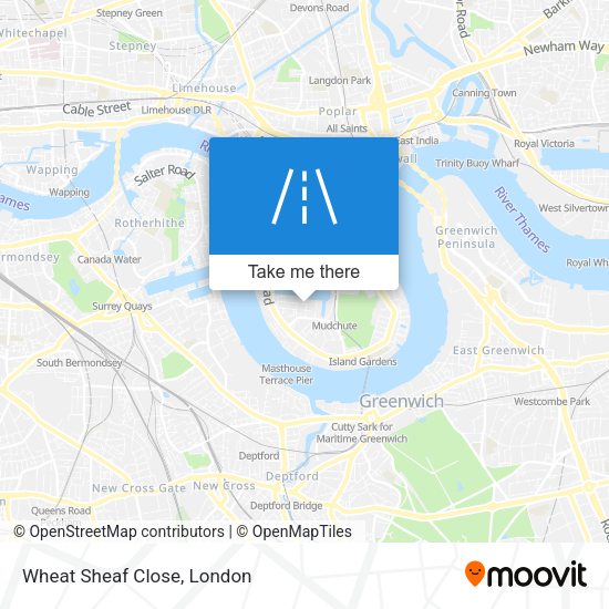 Wheat Sheaf Close map