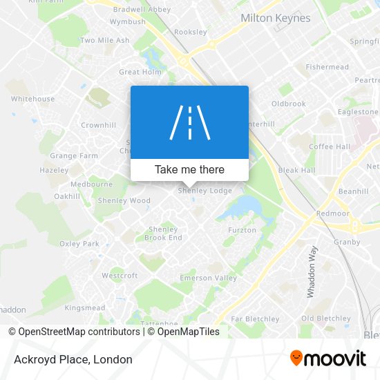 Ackroyd Place map