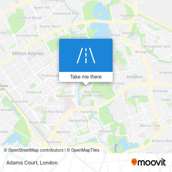 Adams Court map