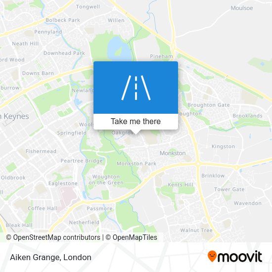 Aiken Grange map