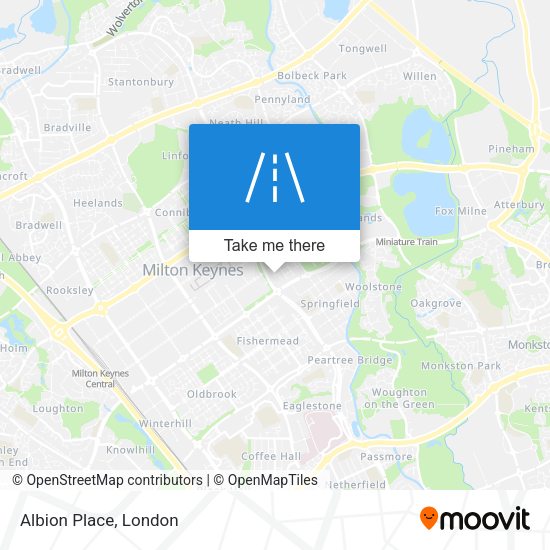 Albion Place map