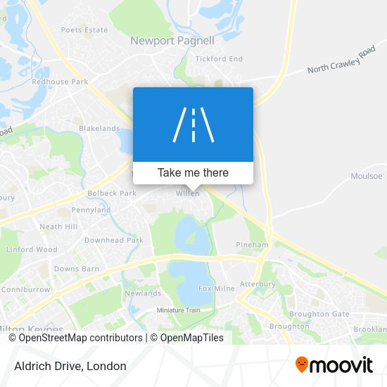 Aldrich Drive map