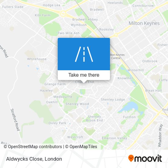 Aldwycks Close map