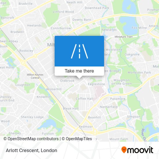 Arlott Crescent map