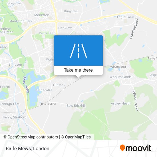 Balfe Mews map