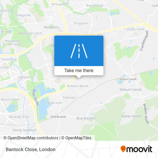 Bantock Close map