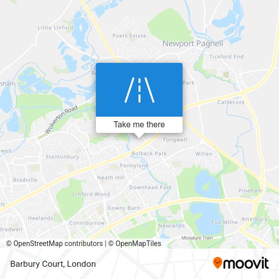 Barbury Court map
