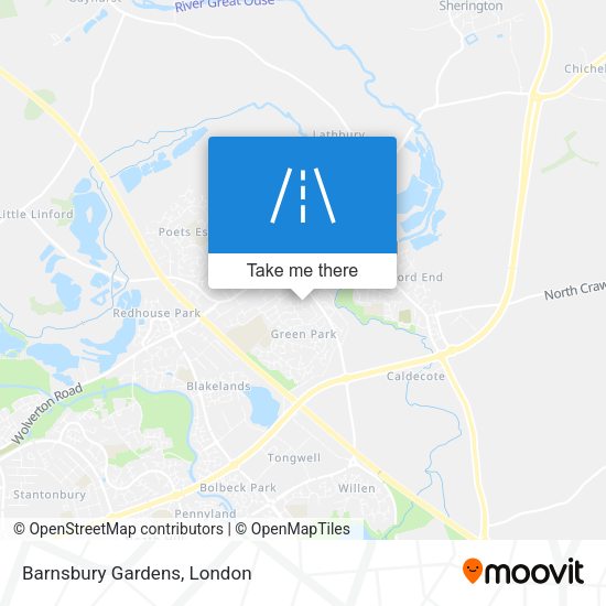 Barnsbury Gardens map