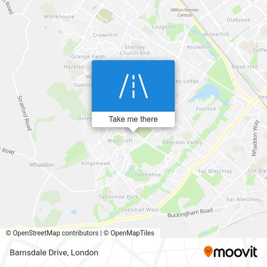 Barnsdale Drive map