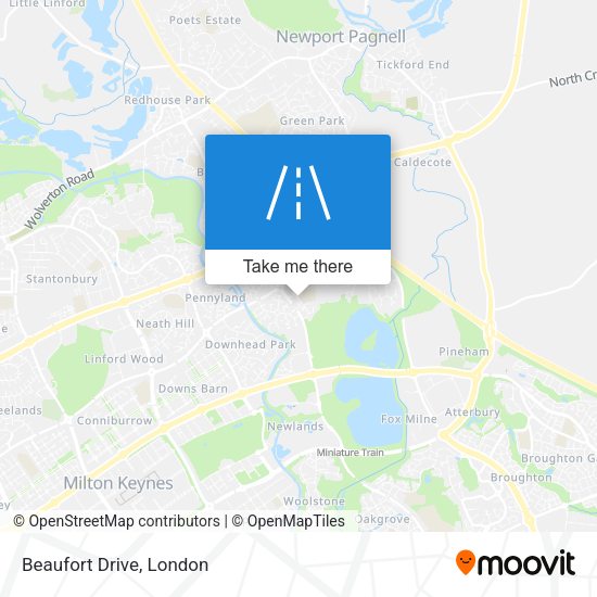 Beaufort Drive map