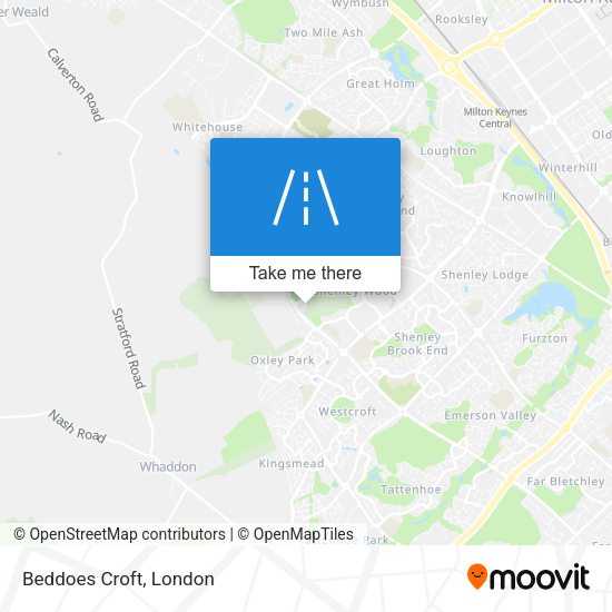 Beddoes Croft map