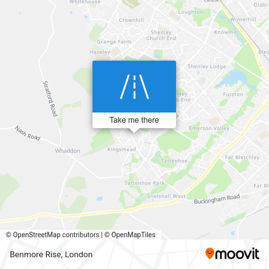 Benmore Rise map