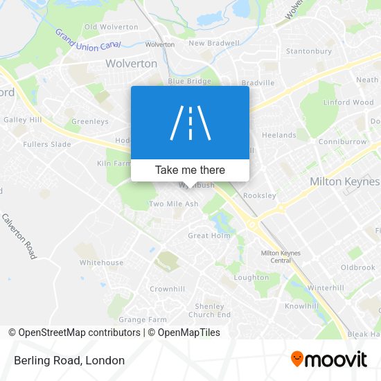 Berling Road map