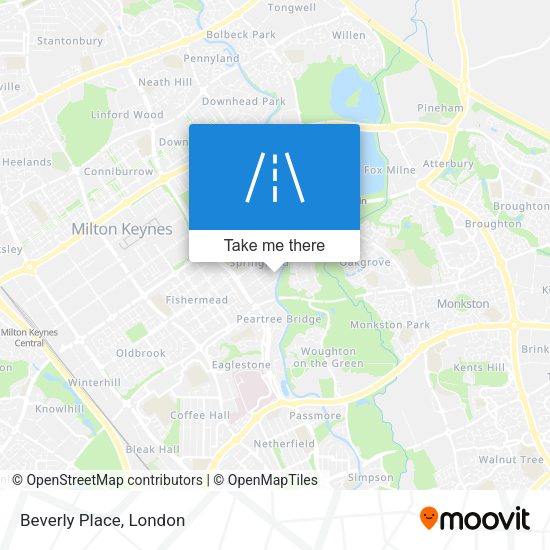 Beverly Place map