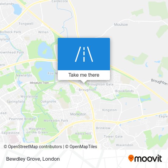 Bewdley Grove map