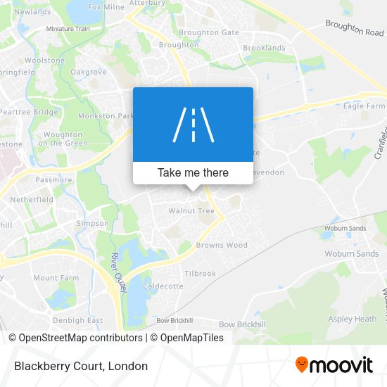 Blackberry Court map