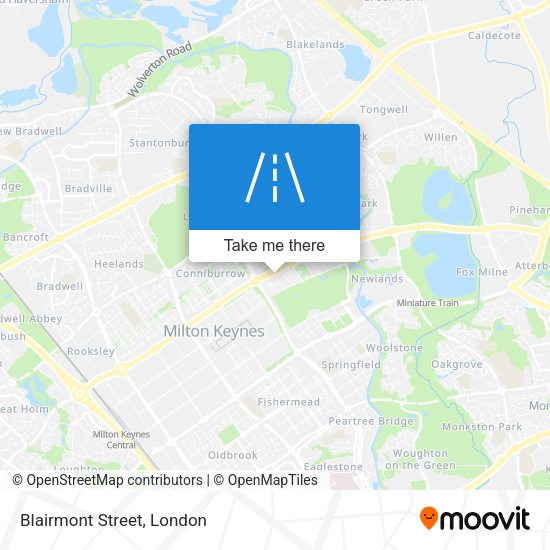 Blairmont Street map