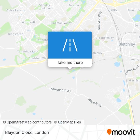 Blaydon Close map