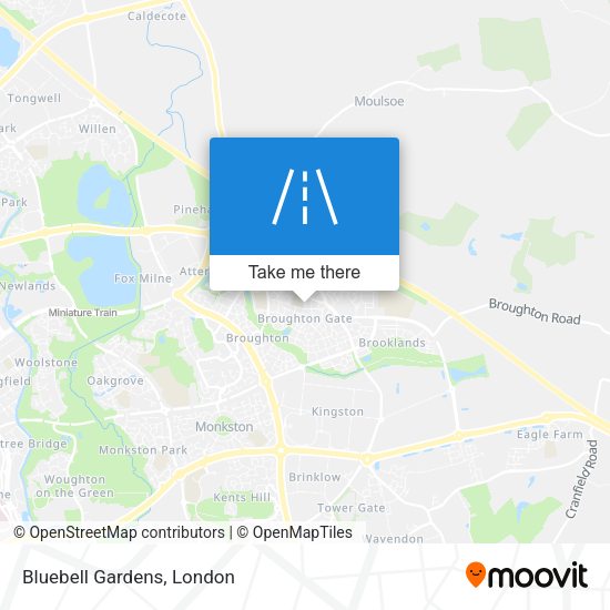 Bluebell Gardens map
