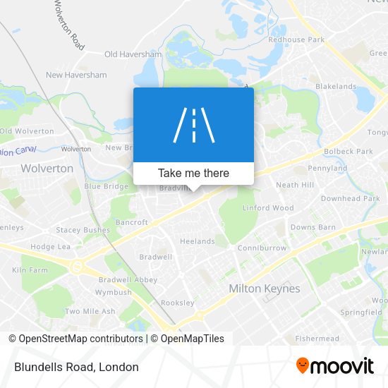 Blundells Road map