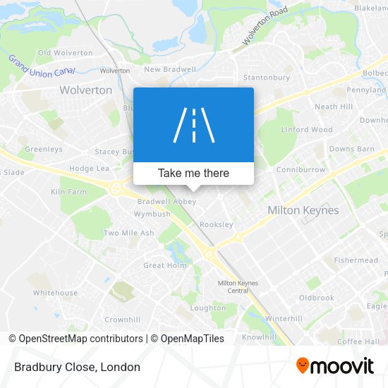 Bradbury Close map