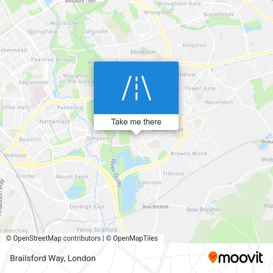 Brailsford Way map